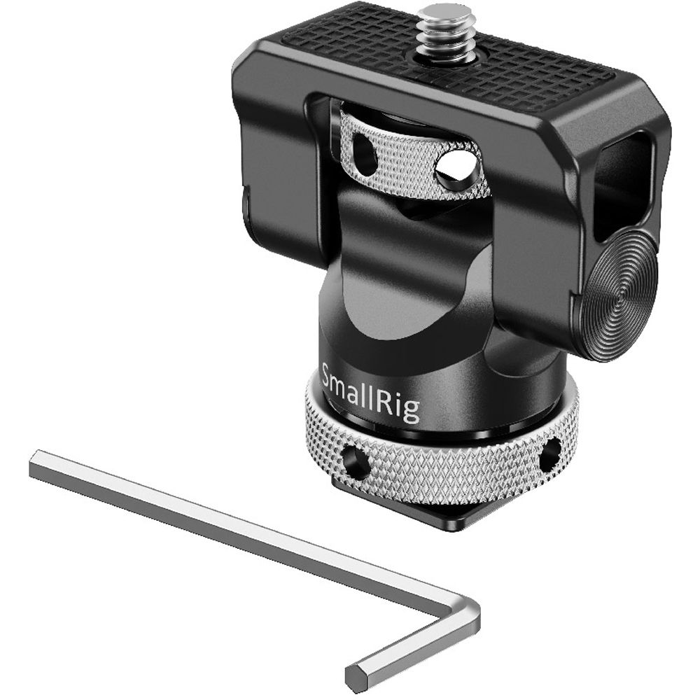 SmallRig Brand Swivel and Tilt Monitor Mount with Cold Shoe BSE2346B - Image 3