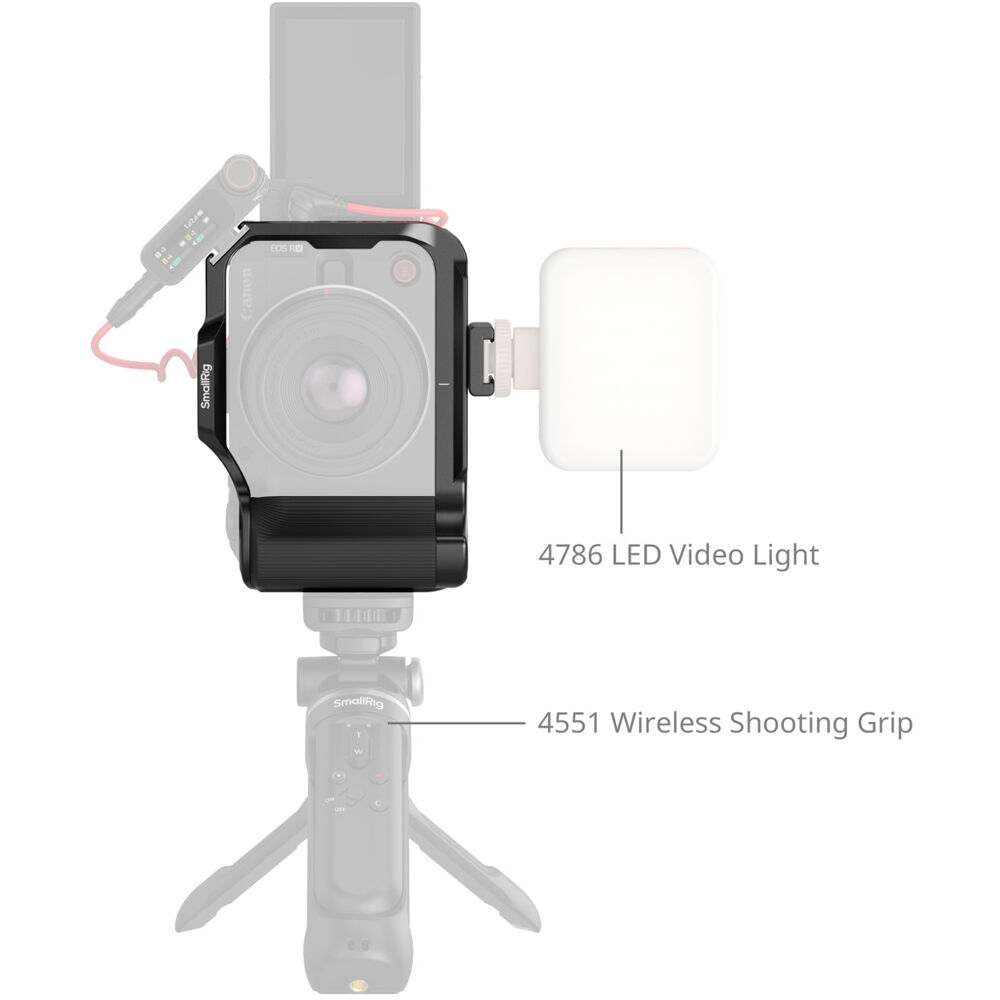 SmallRig Brand Cage for Canon EOS R50 V (Black) 5427 - Image 4