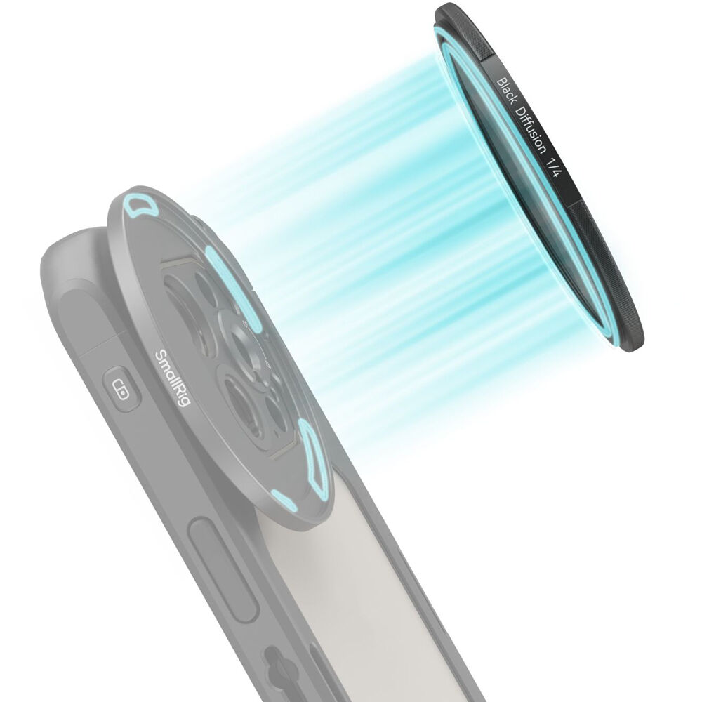 SmallRig Brand Attachable 1/4 Effect Black Mist Filter (67mm) 4583 - Image 3