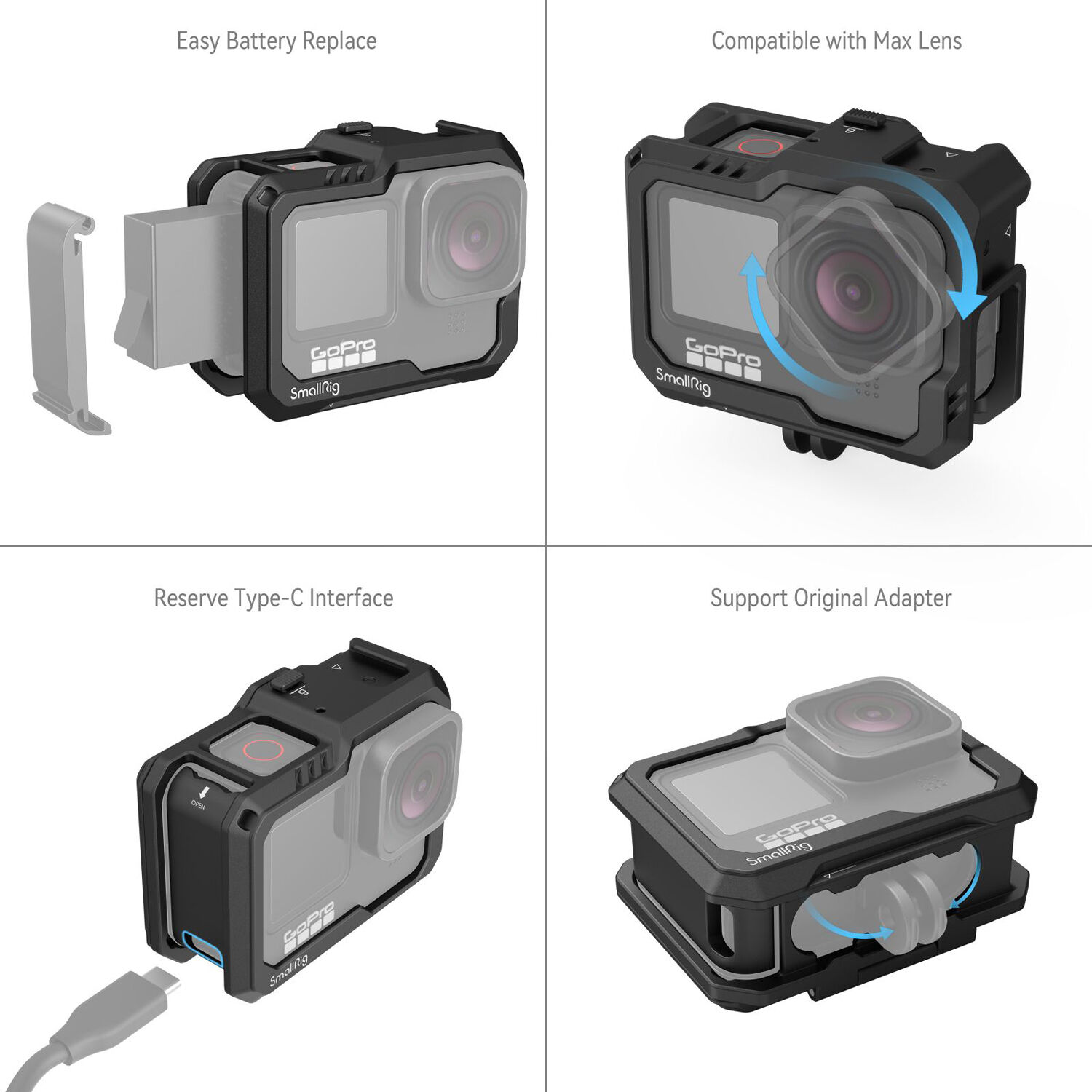 SmallRig Brand Cage for GoPro 3083C - Image 3