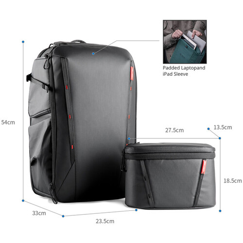 PGYTECH OneMo 2 Backpack 35L-Space Black-P-CB-112 - Image 2