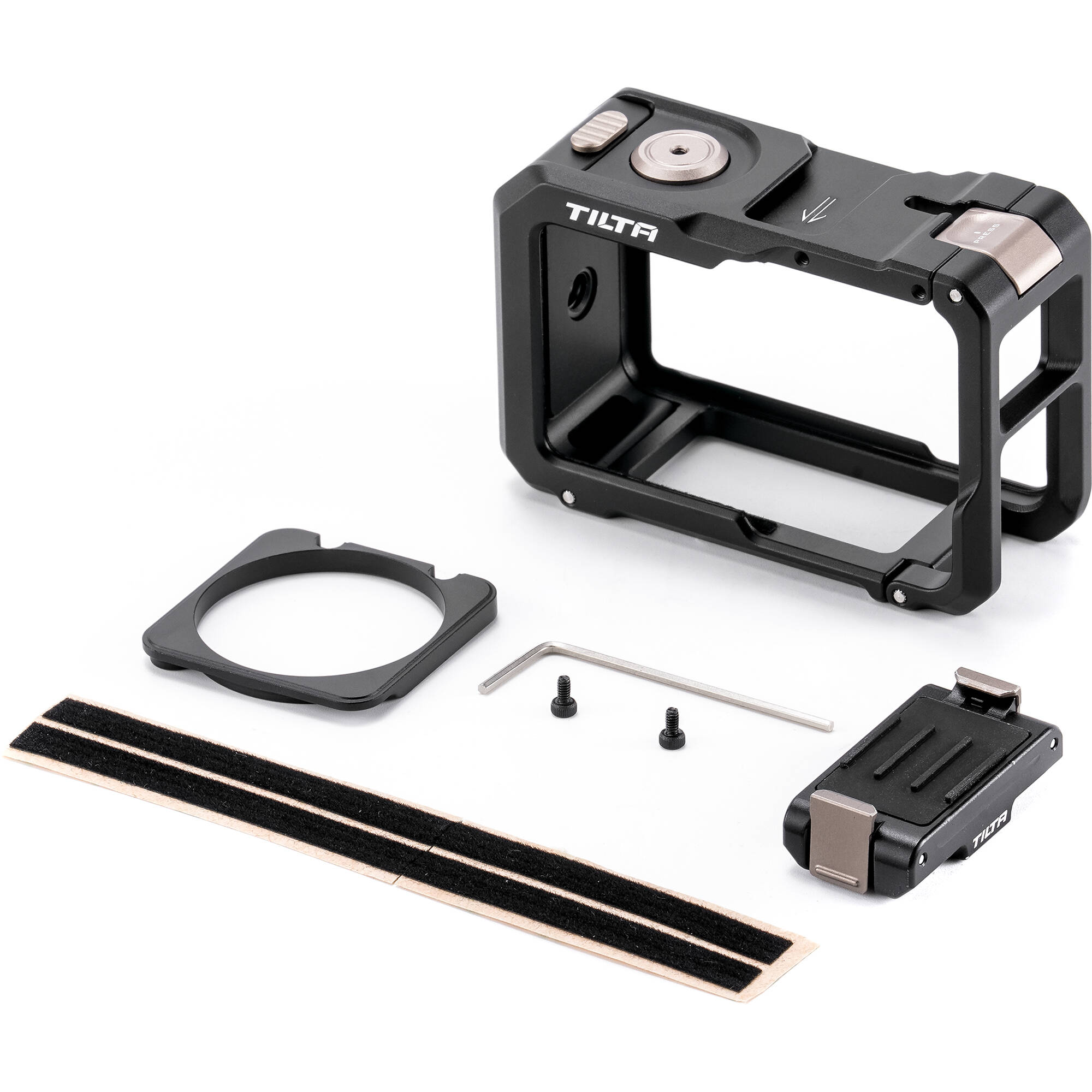 Tilta Brand Camera Cage for DJI Osmo Action 5 Pro Base Kit - Black - Image 1