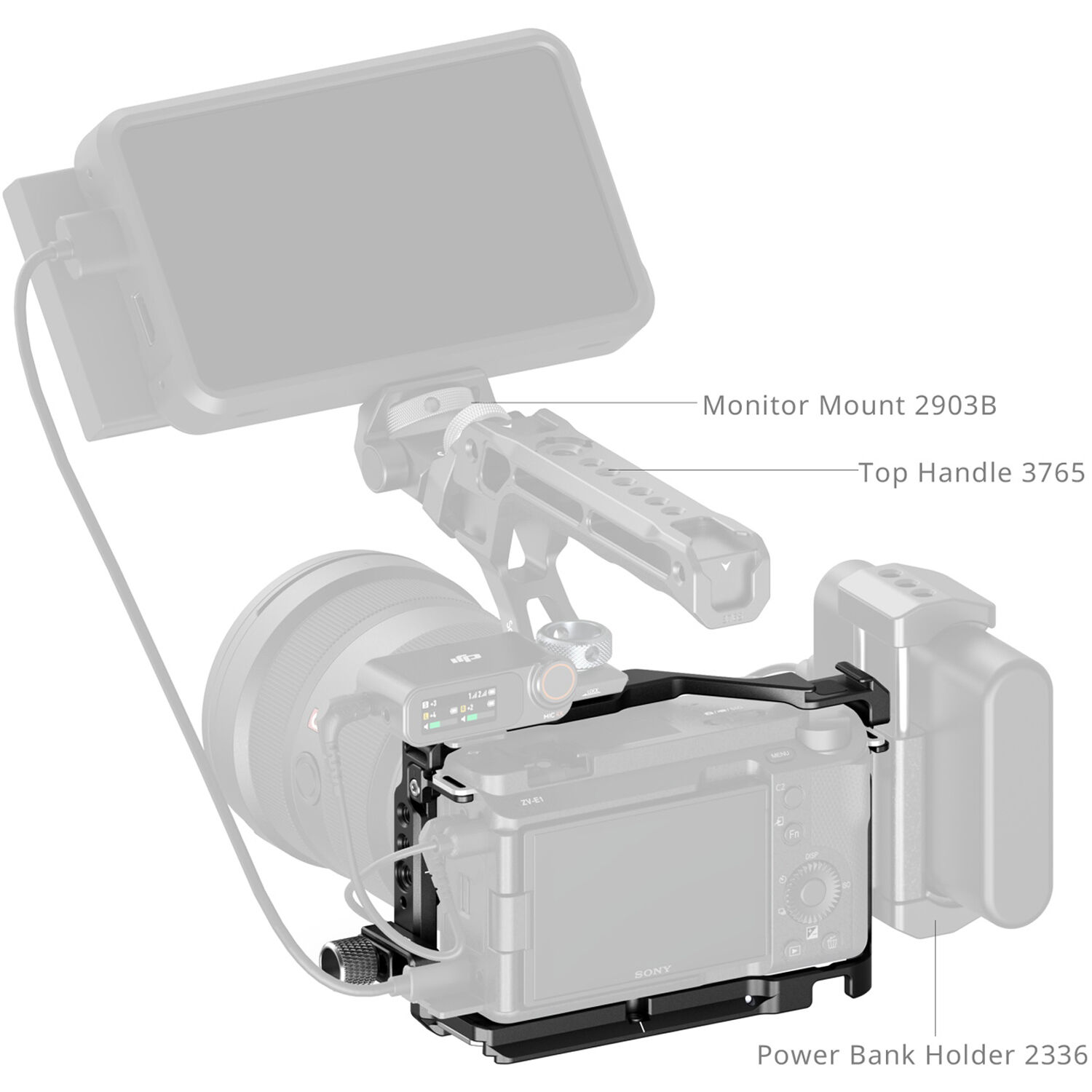 SmallRig Brand Cage Kit for Sony ZV-E1 4257B - Image 7