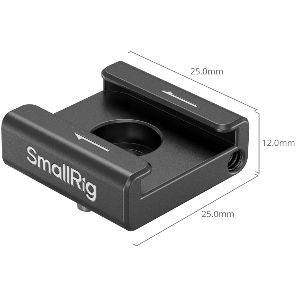 SmallRig Brand Anti-Twist Cold Shoe Mount Support (2pcs) 5032 - Image 3