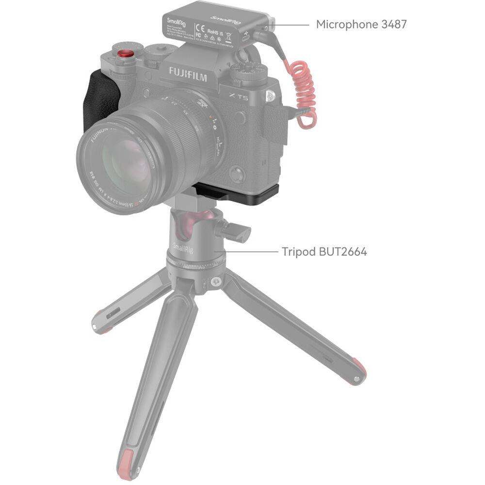 SmallRig Brand L-Shape Grip for FUJIFILM X-T5 (Black) 4260 - Image 6