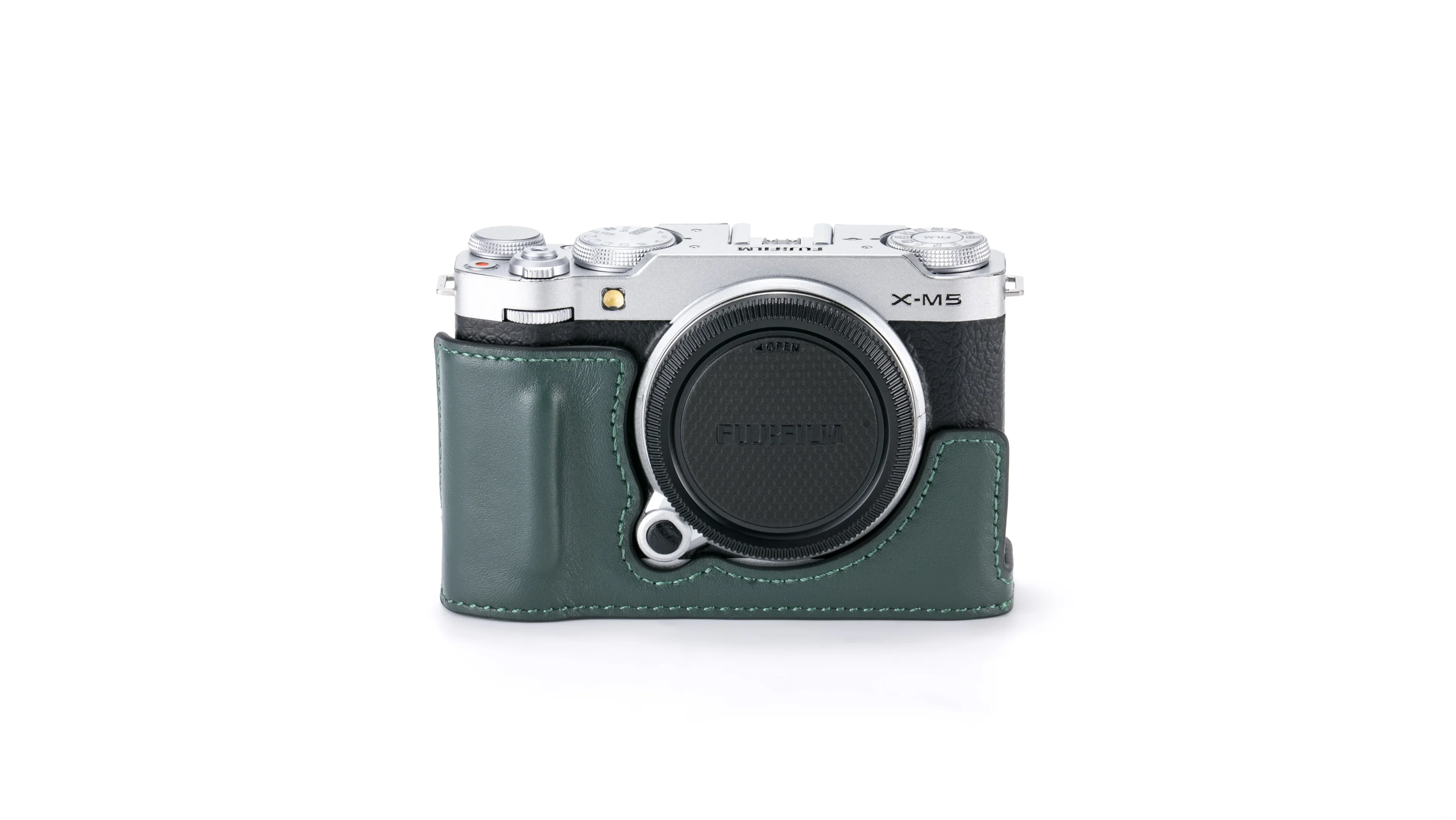 Tilta Brand Leather Camera Case for Fujifilm X-M5 - Green - Image 2
