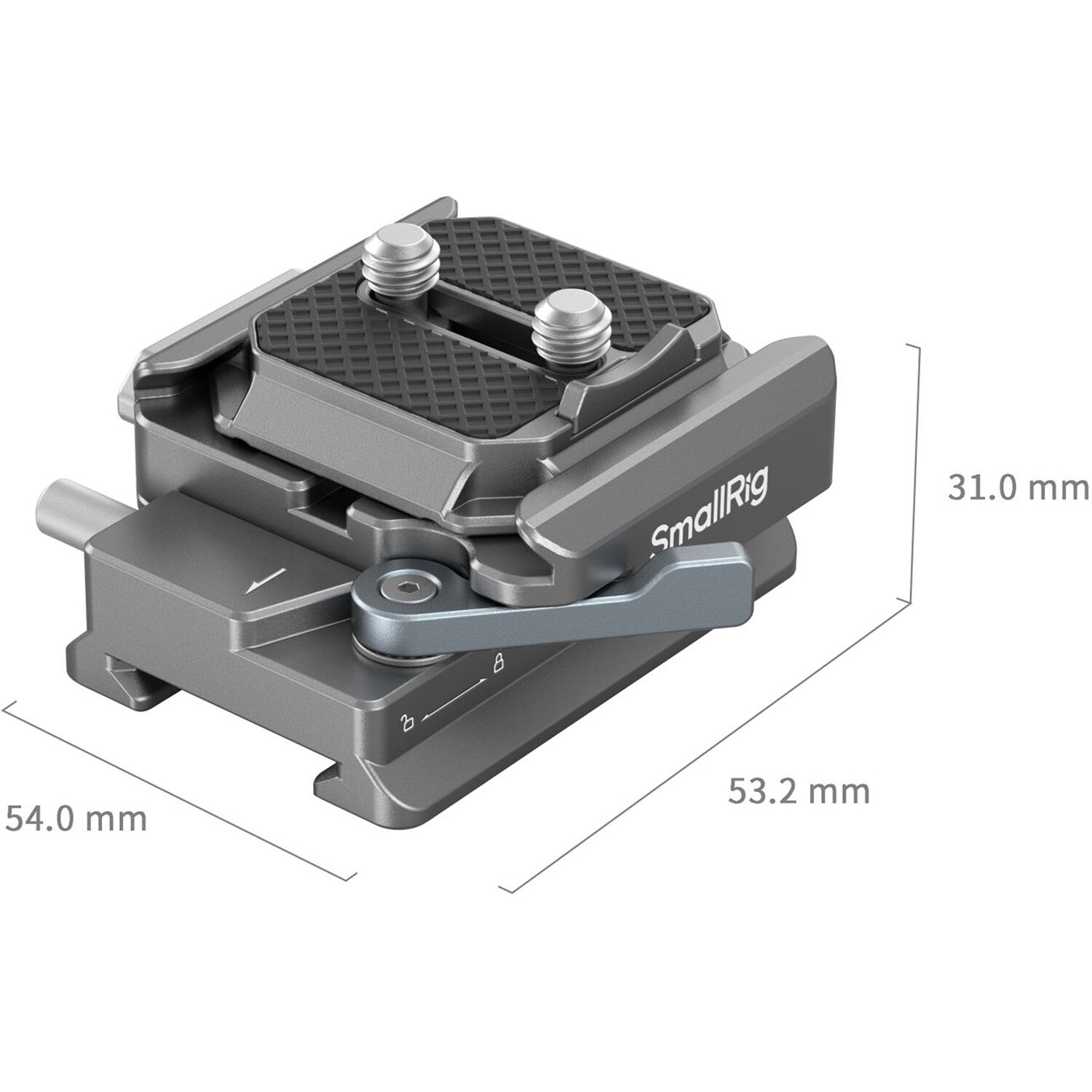 SmallRig HawkLock H38 Arca-Swiss Quick Release Plate for DJI Stabilizers 4639 - Image 5