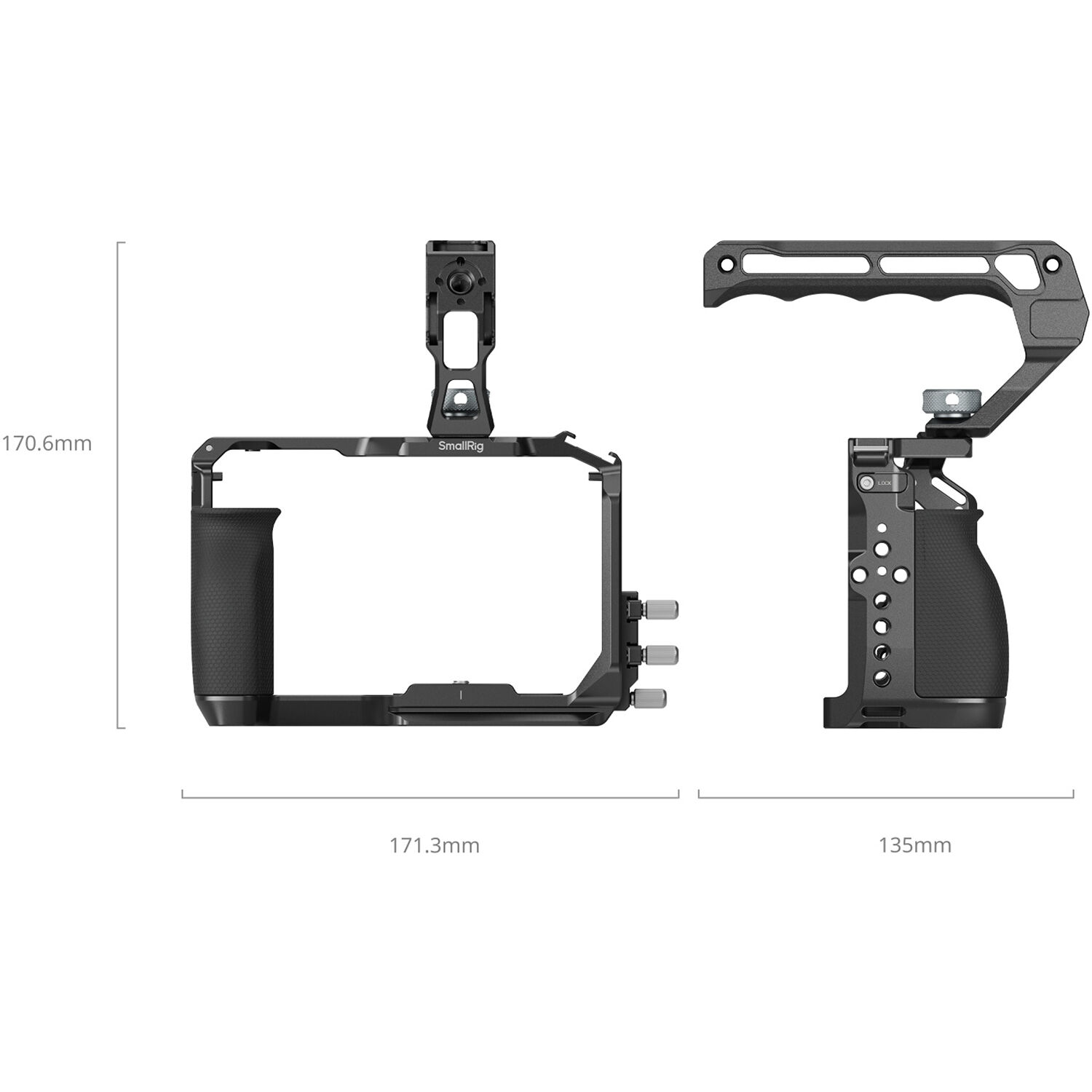 SmallRig Brand Cage Kit for Nikon ZR 5647 - Image 2