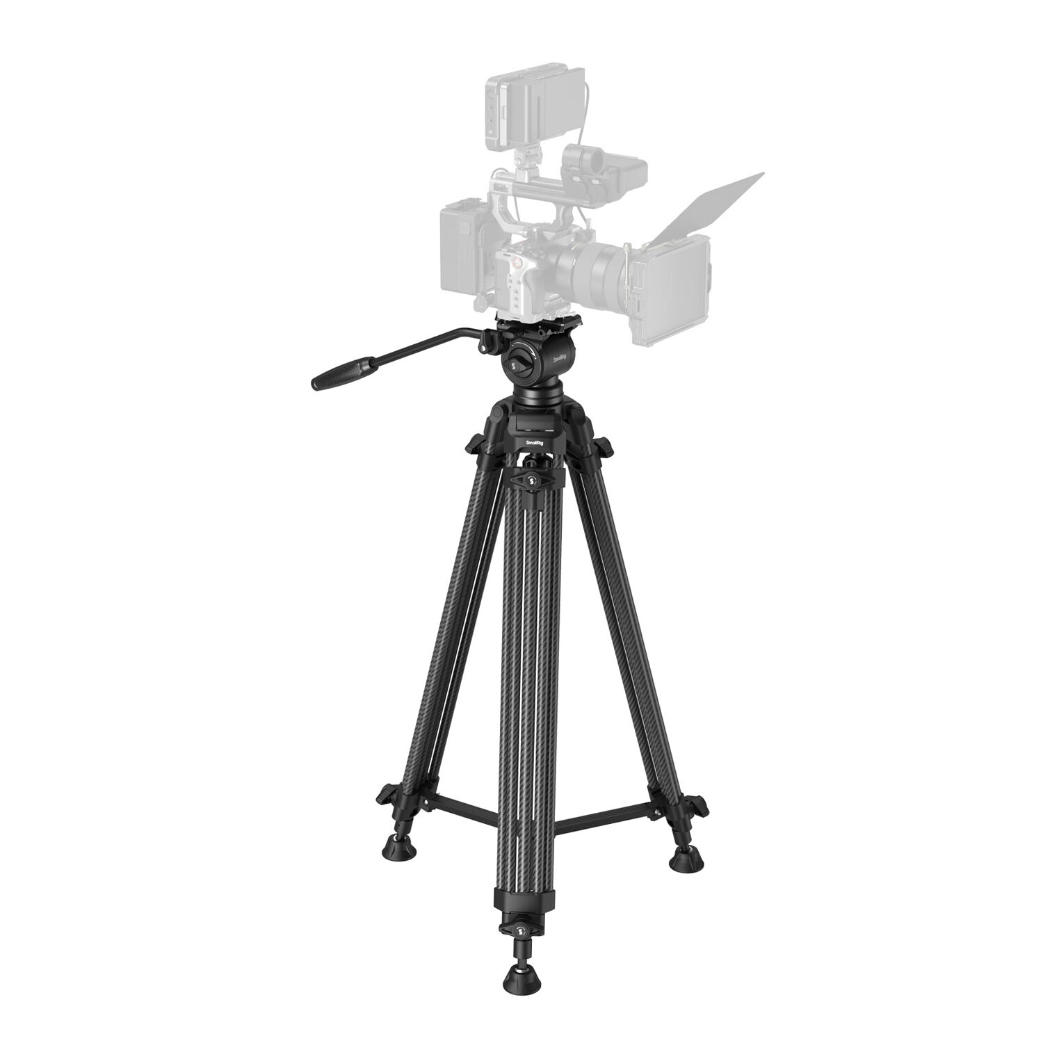 SmallRig Brand AD14 Heavy-Duty Carbon Fiber Tripod 5441 - Image 10