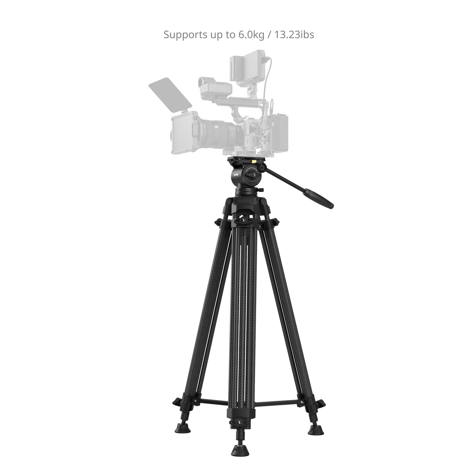 SmallRig Brand AD14 Heavy-Duty Carbon Fiber Tripod 5441 - Image 9