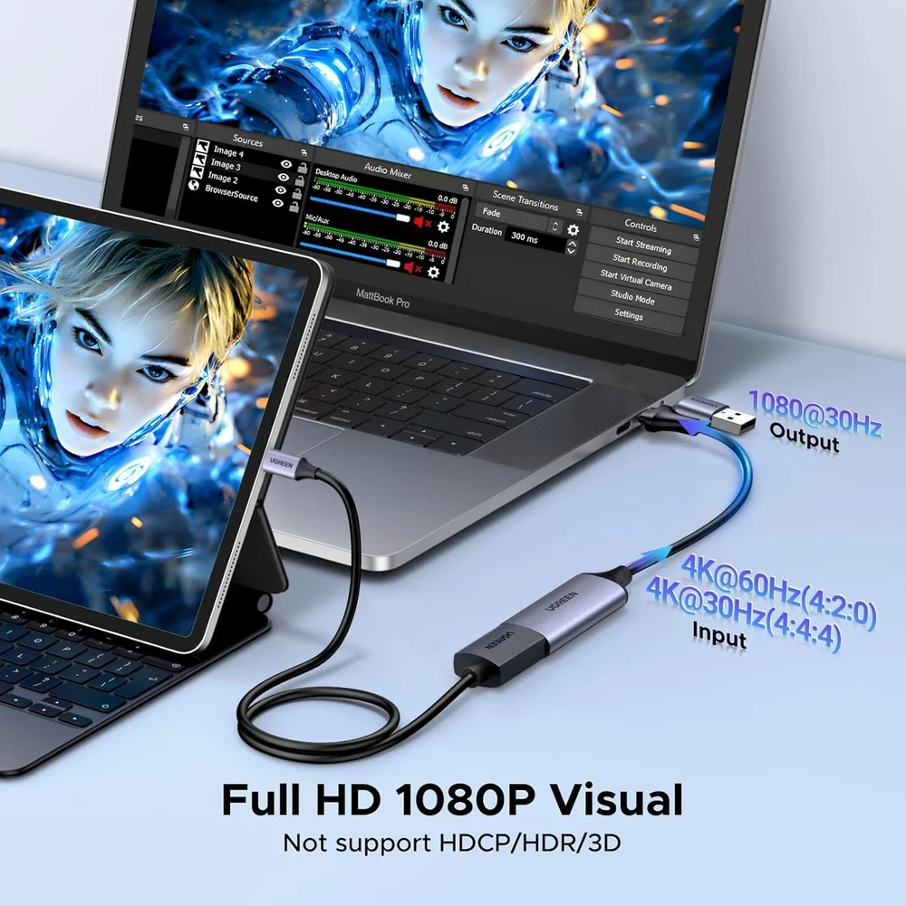 Ugreen CM489 Video Capture Card Single HDMI Input-40189 - Image 2