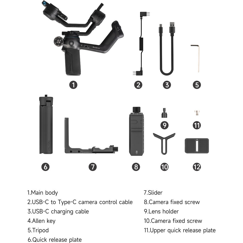 Feiyu SCORP C2 3-Axis Handheld Gimbal for Camera - Image 8