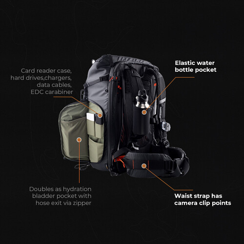 PGYTECH OnePro Focux Backpack 35L-Space Black-P-CB-197 - Image 4