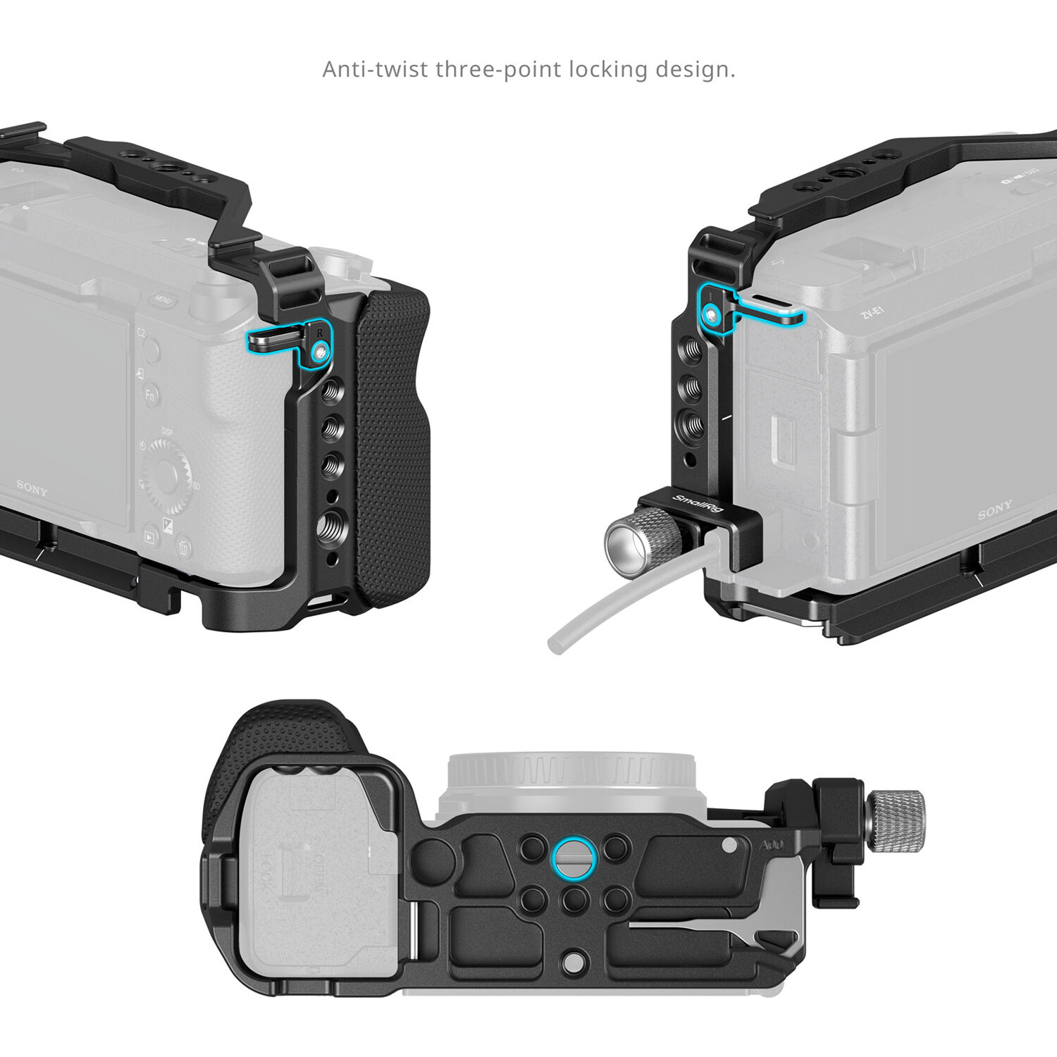 SmallRig Brand Cage Kit for Sony ZV-E1 4257B - Image 5