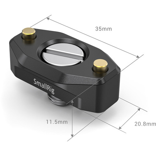SmallRig Brand NATO Rail with ARRI Locating Screw (35mm) BUN2501B - Image 2