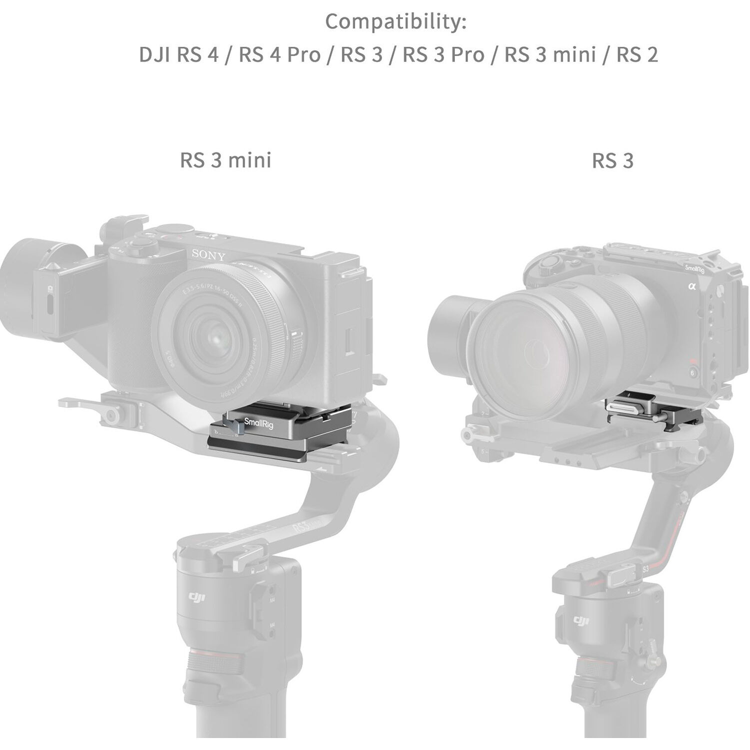 SmallRig HawkLock H38 Arca-Swiss Quick Release Plate for DJI Stabilizers 4639 - Image 2