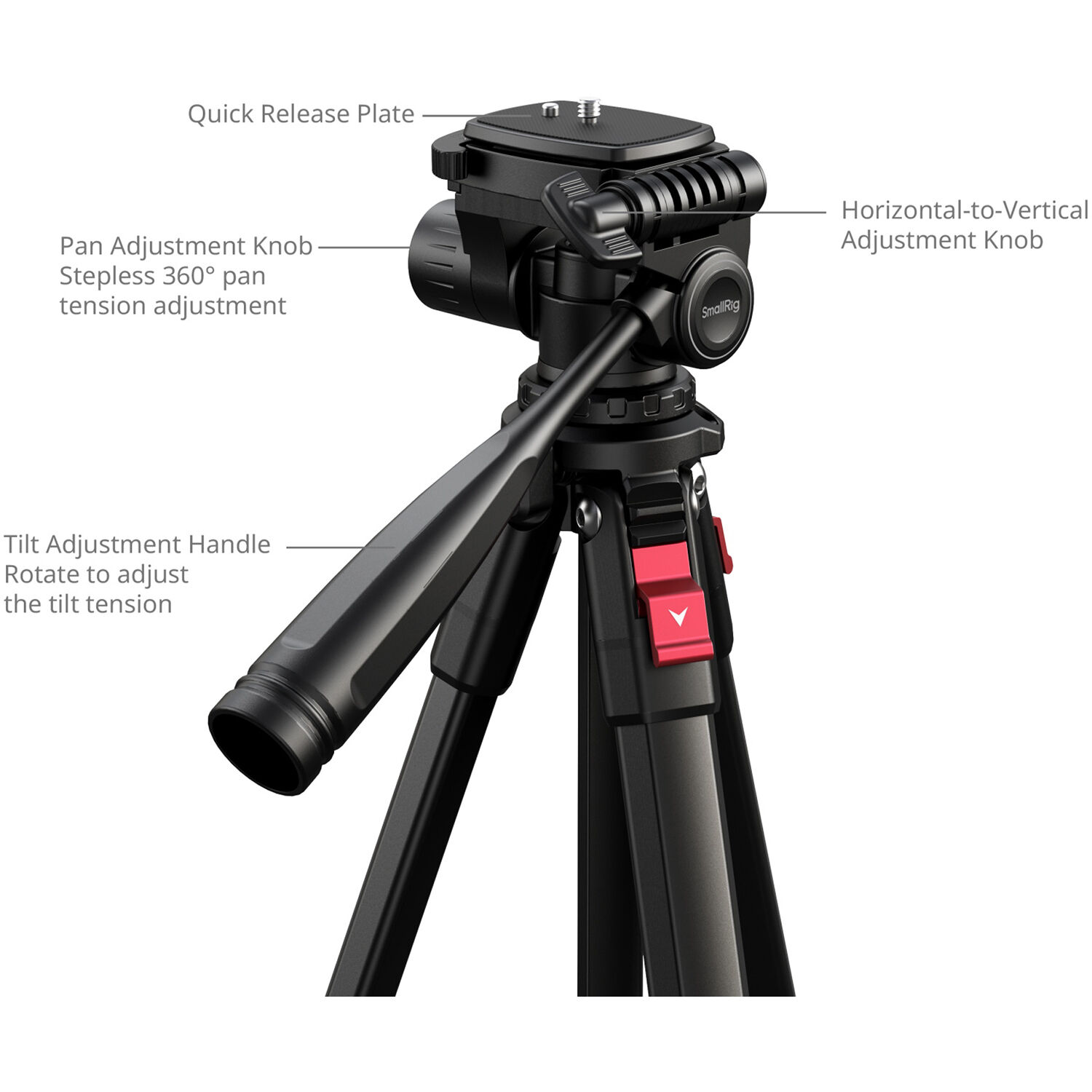 SmallRig Video Tripod 5474 - Image 4