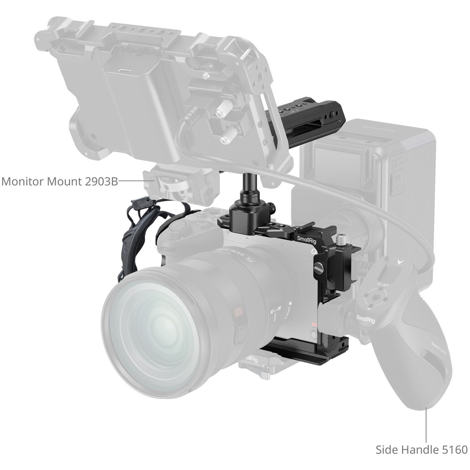 SmallRig Brand Cage Kit for Sony FX2 5589 - Image 7
