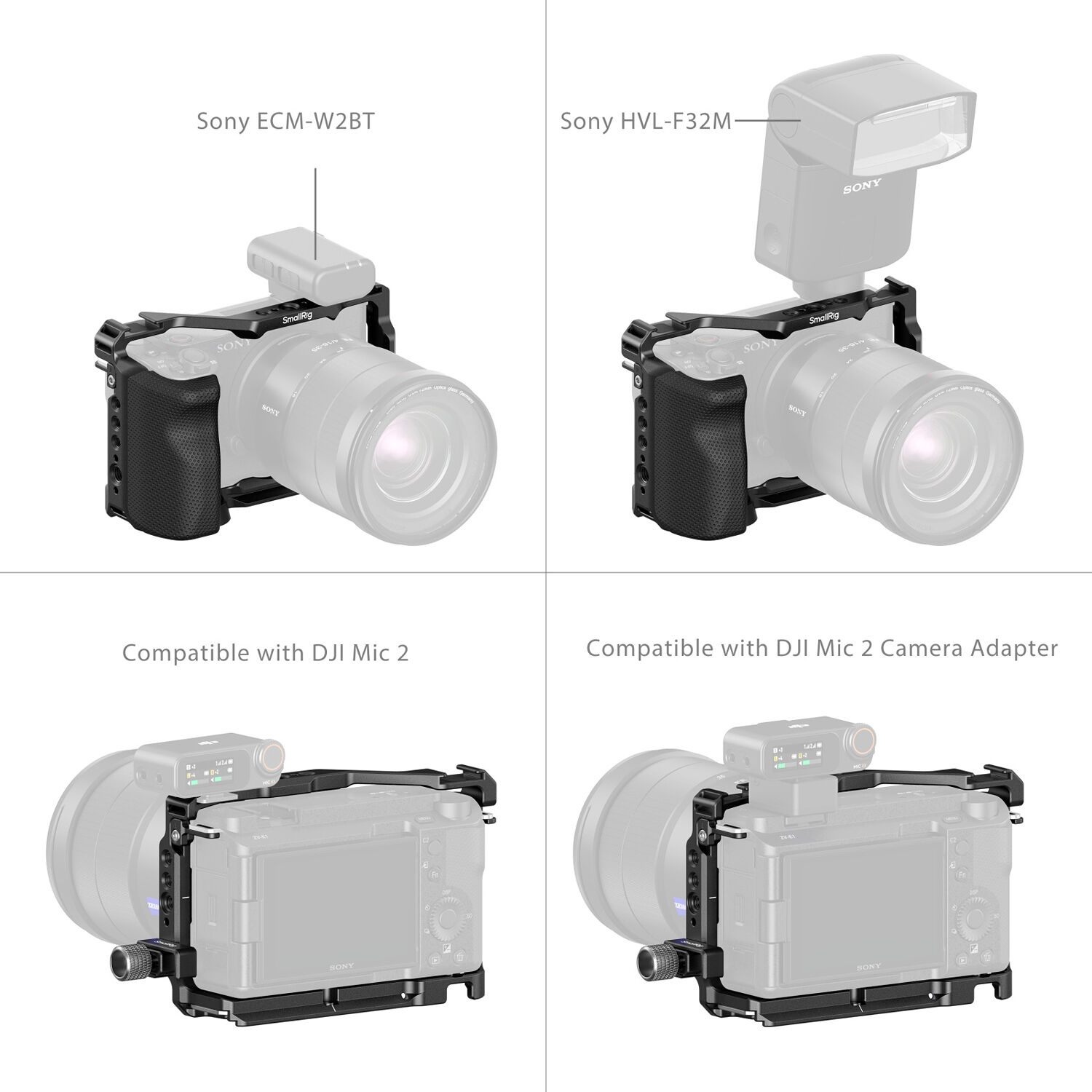 SmallRig Brand Cage Kit for Sony ZV-E1 4257B - Image 6