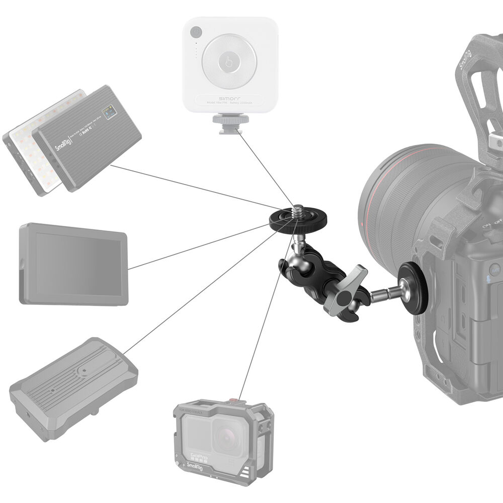 SmallRig Brand mini Magic Arm with Universal Ball Head 3238B - Image 3