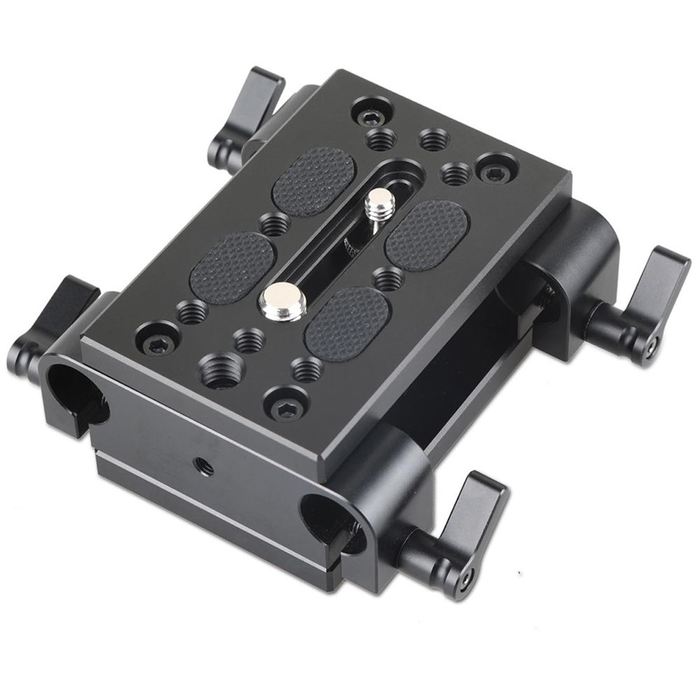 SmallRig Brand Bottom Mount Plate with Dual 15mm Rod Clamp 1798 - Image 1