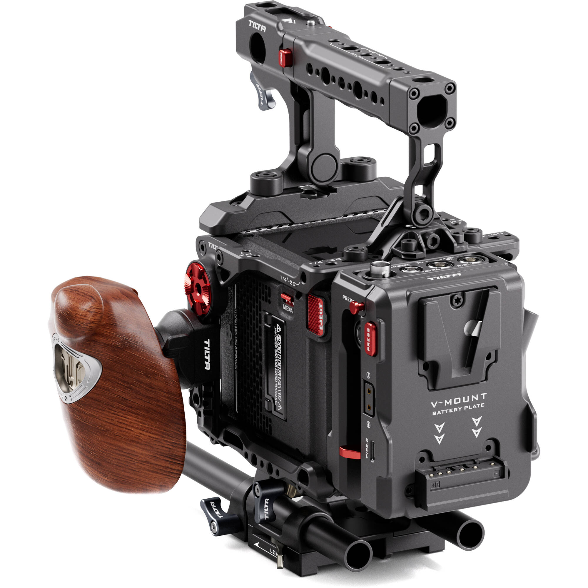 Tilta Brand Full Camera Cage for RED KOMODO-X - Black - Image 2