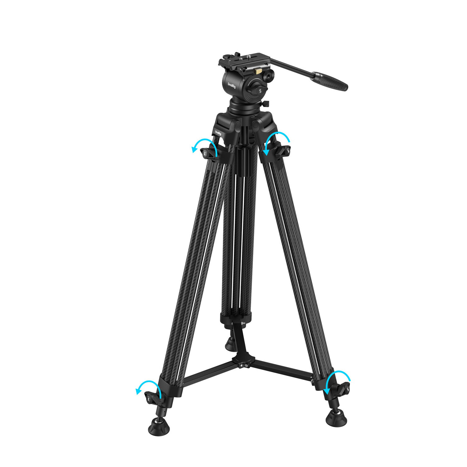 SmallRig Brand AD14 Heavy-Duty Carbon Fiber Tripod 5441 - Image 7