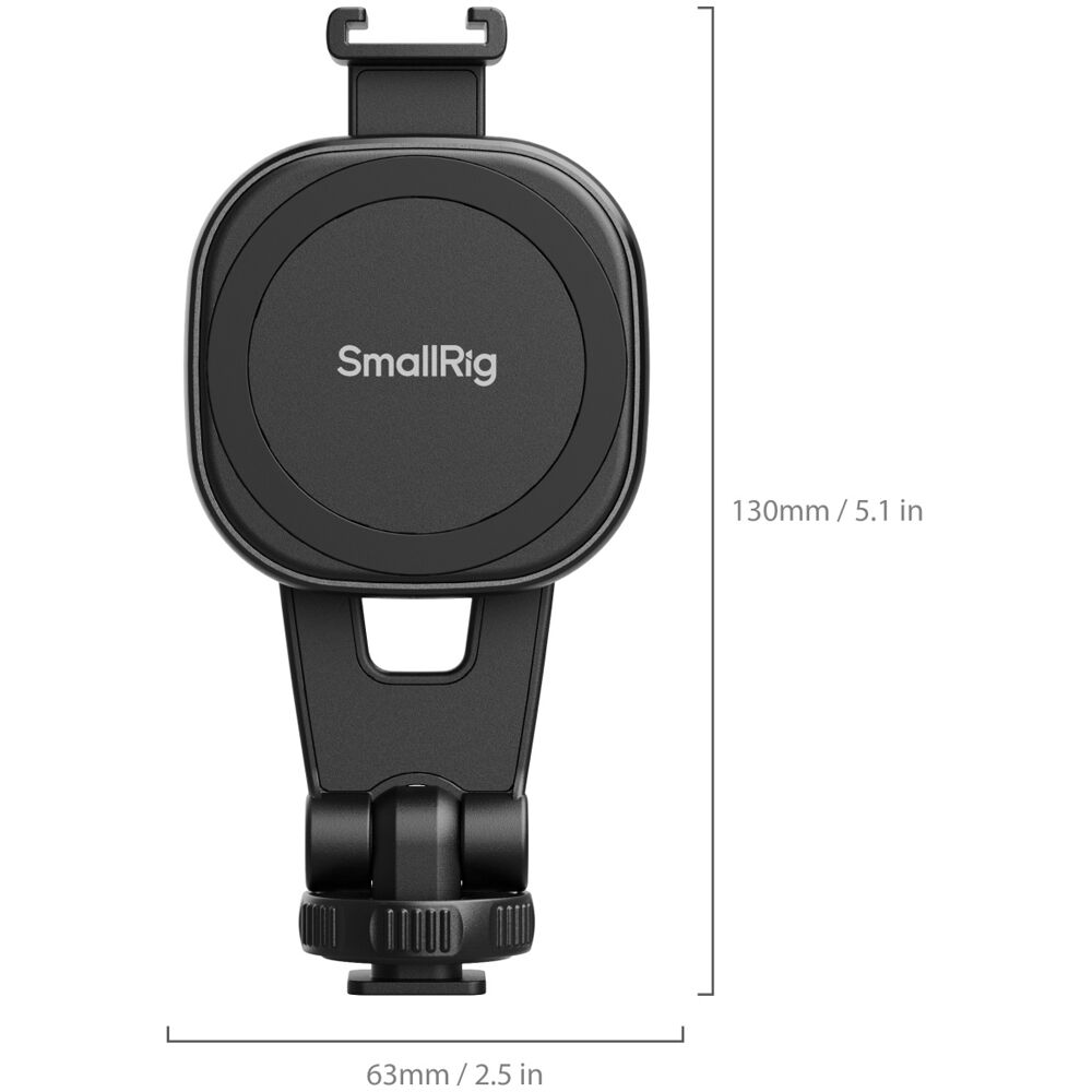 SmallRig Brand AC-10 Attachable Phone Clamp with Cold Shoe Mount 5283 - Image 2