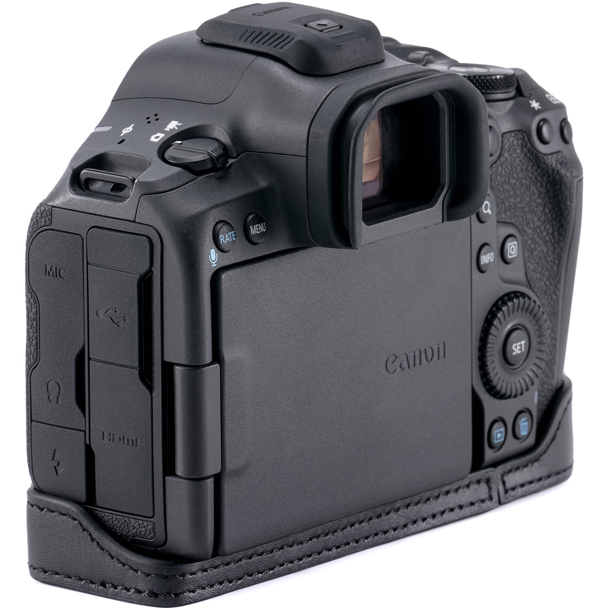 Tilta Brand Leather Camera Case for Canon R5 Mark II - Black - Image 2