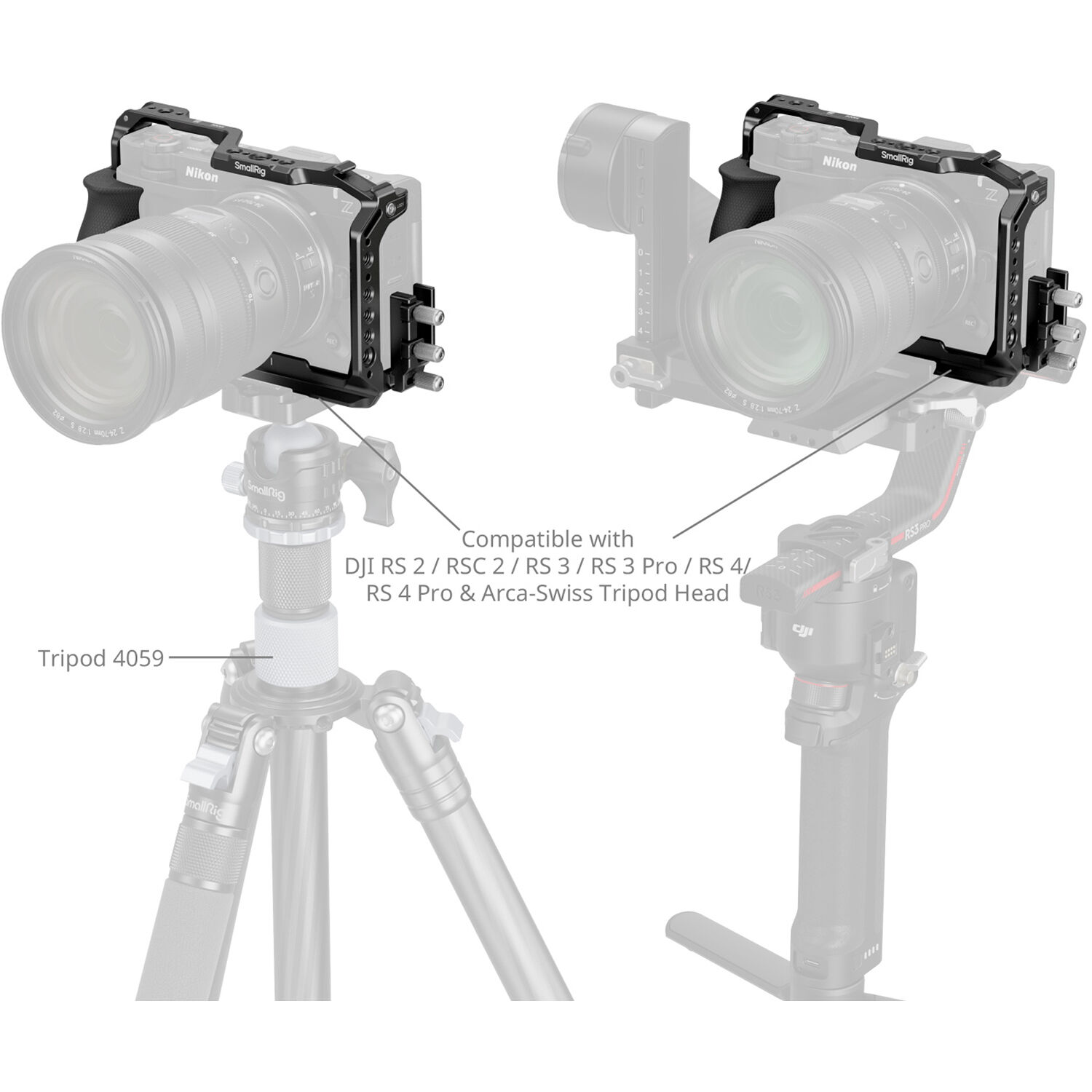 SmallRig Brand Cage for Nikon ZR 5467 - Image 4