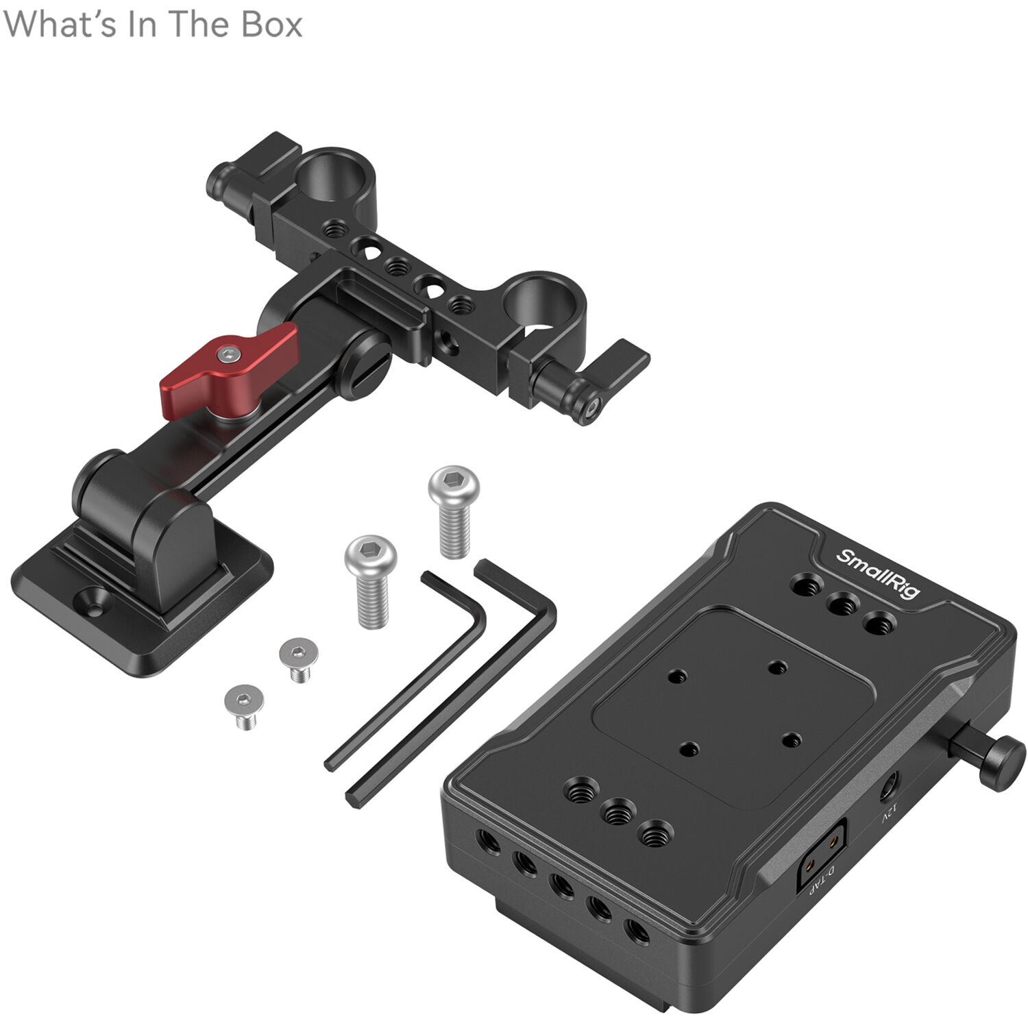 SmallRig Brand V Mount Battery Adapter Plate (Basic Version) with Extension Arm 3499B - Image 3