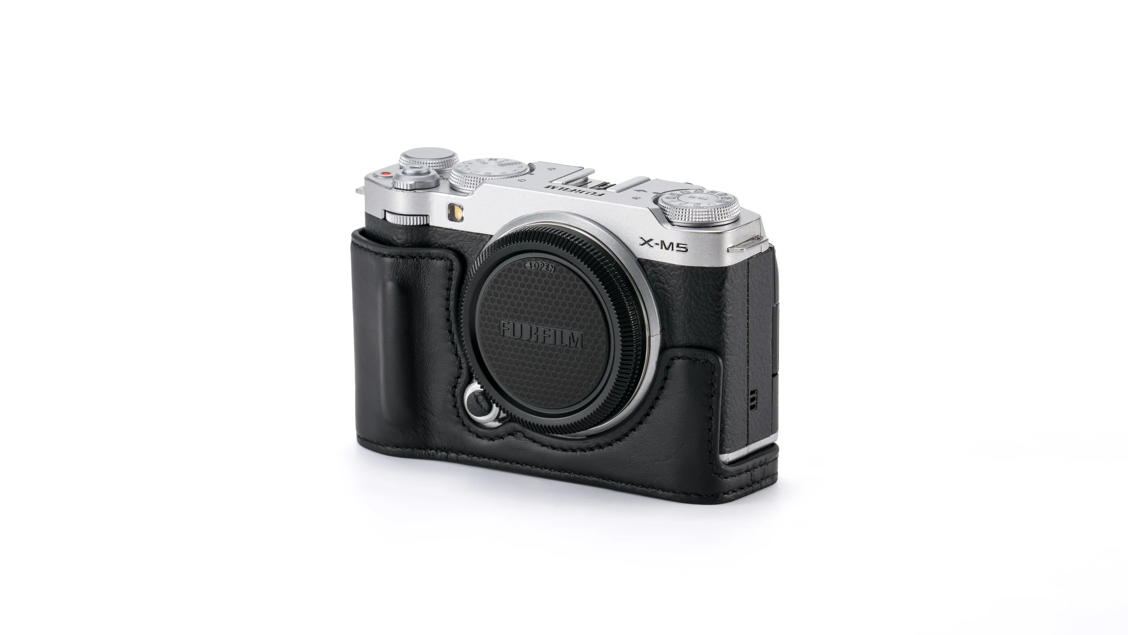 Tilta Brand Leather Camera Case for Fujifilm X-M5 - Black - Image 1