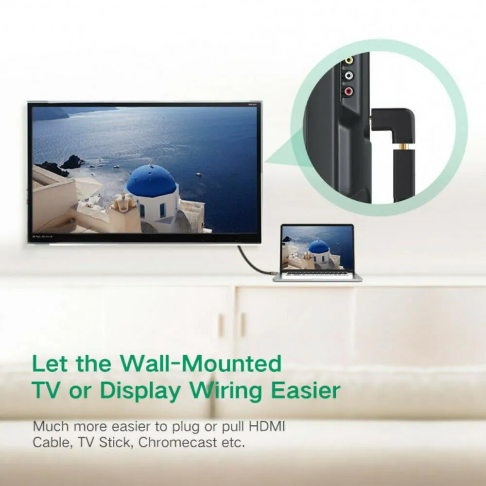 UGREEN HD112 HDMI 4K Adapter Male to Female Up-angled-20110 - Image 4