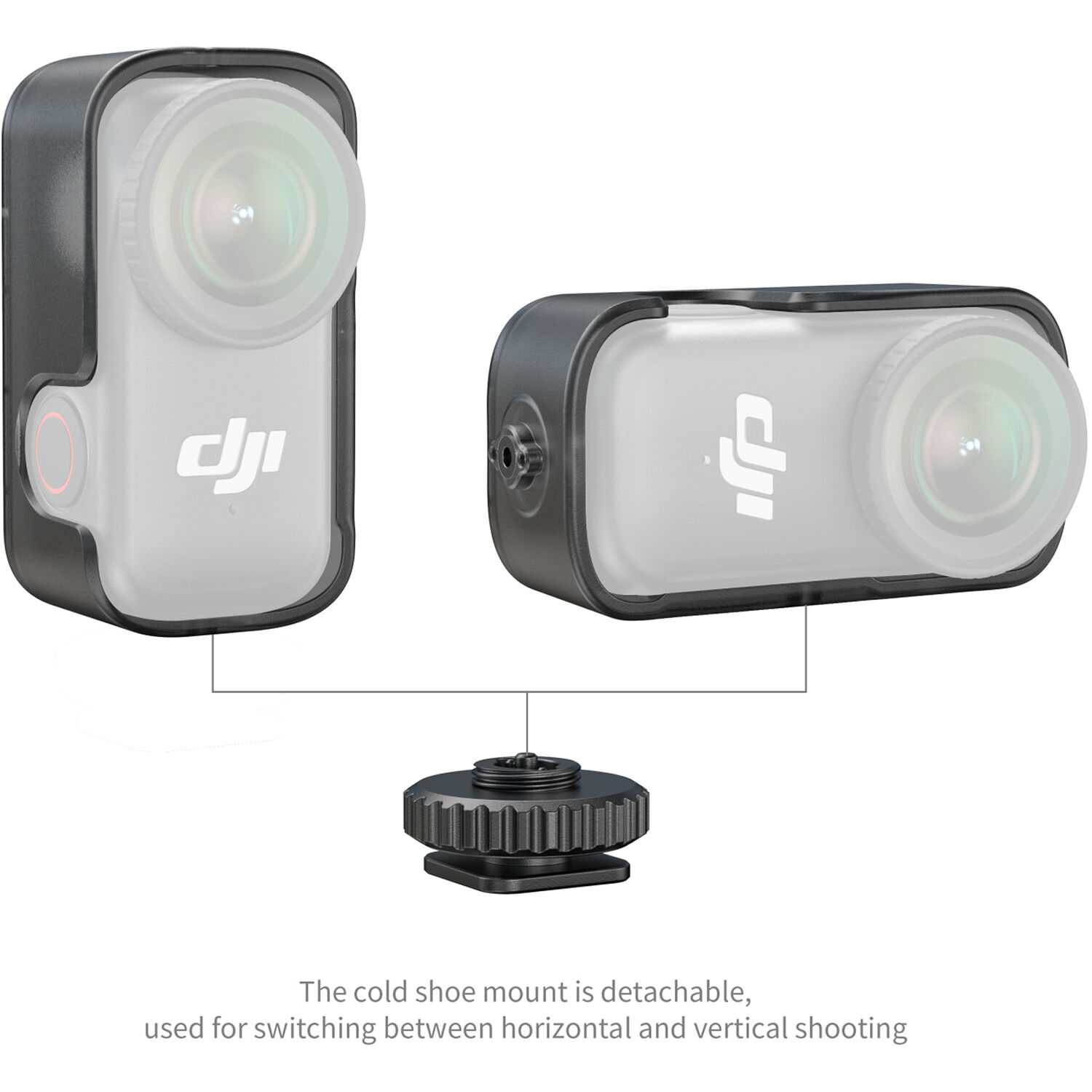 SmallRig Brand Cage with Cold Shoe Mount for DJI Osmo Nano 5758 - Image 3