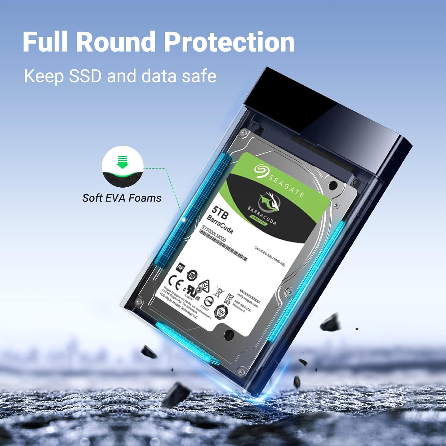 UGREEN US221 2.5 Inch Hard Drive Box-30847 - Image 5