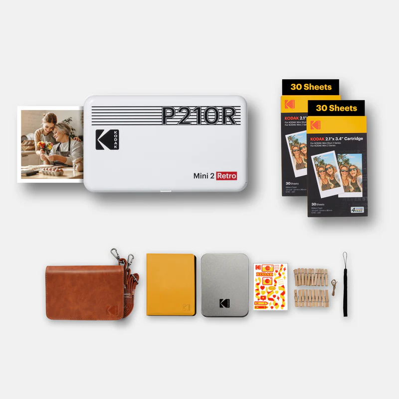 P210R KODAK RETRO MINI 2 WHITE ICRG260 (BNDL) GIFT PACK - Image 1