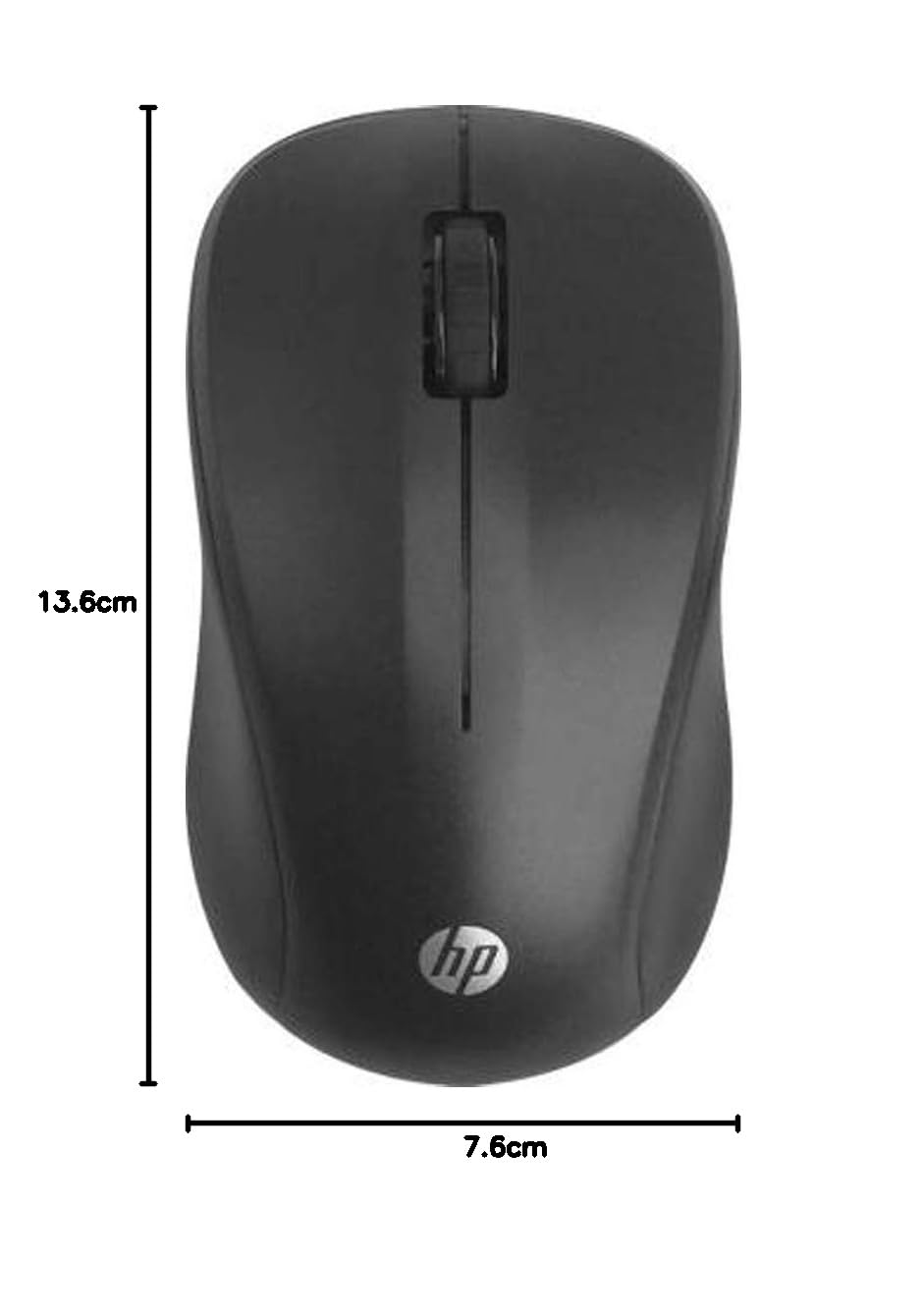 HP S500 7YA11PA USB, Wireless Optical Mouse, Black HP S500 7YA11PA USB, Wireless Optical Mouse, Black - Image 4
