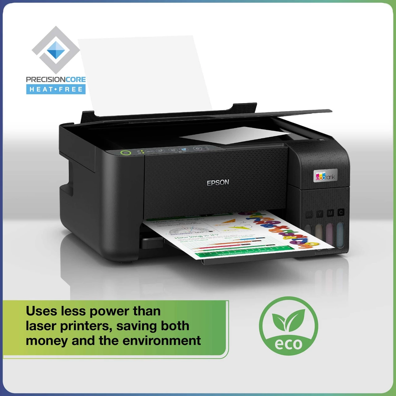 Epson Ecotank L3250 A4 Wi-Fi All-in-One Ink Tank Colour Printer Ink, Black - Image 2