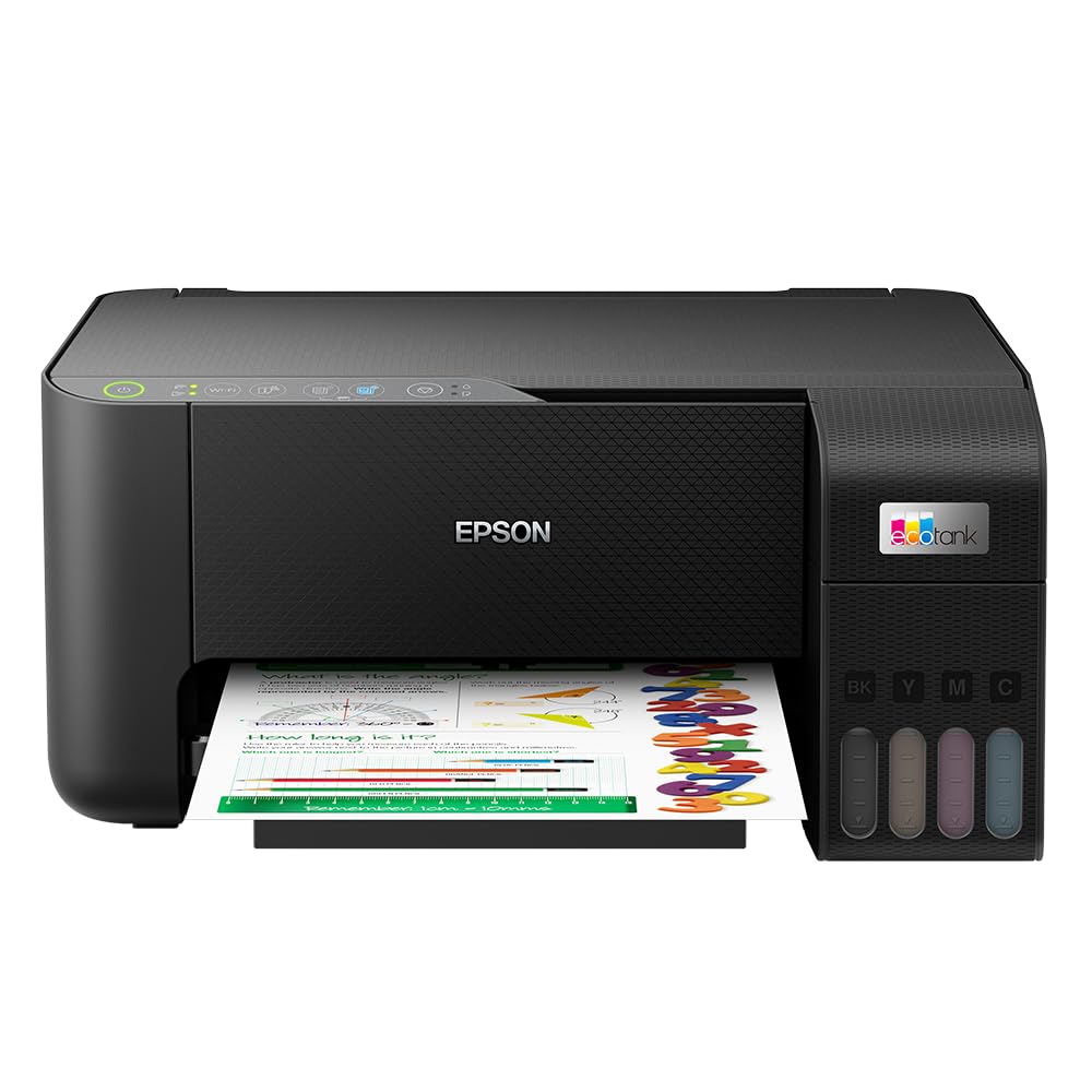 Epson Ecotank L3250 A4 Wi-Fi All-in-One Ink Tank Colour Printer Ink, Black - Image 1