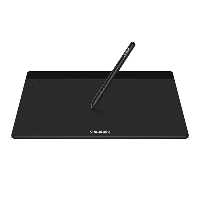 XPPen Deco Fun lpen tablet Teaching, Animation, VFX & Design Beginners, Supports Windows/Mac/Linux/Android  Colour BLACK - Image 1