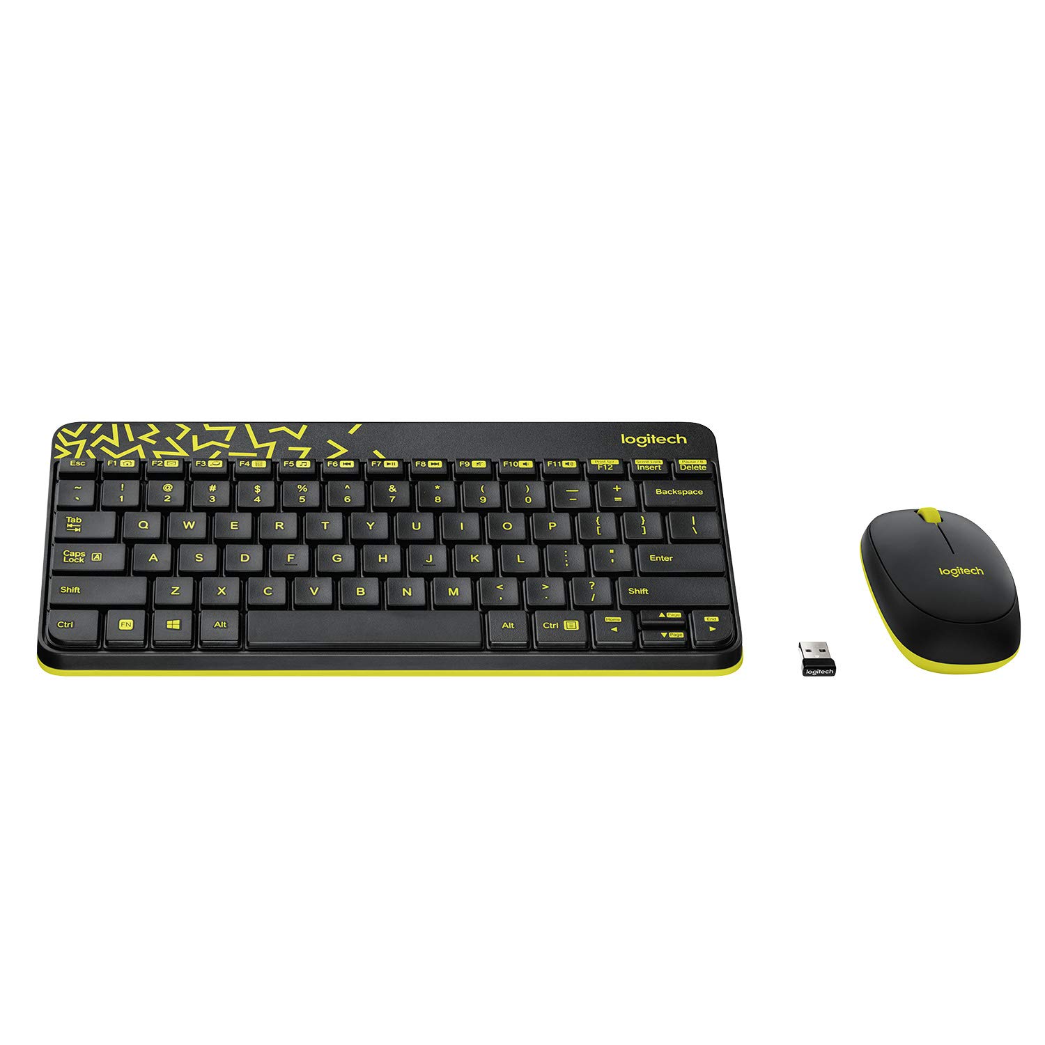 Logitech MK240 Nano Wireless USB Keyboard and Mouse Set, 12 Function Keys 2.4GHz Wireless, 1000DPI, Spill-Resistant Design, PC/Mac, Black Logitech MK240 Nano Wireless USB Keyboard and Mouse Set, 12 Function Keys 2.4GHz Wireless, 1000DPI, Spill-Resistant Design, PC/Mac, Black - Image 5