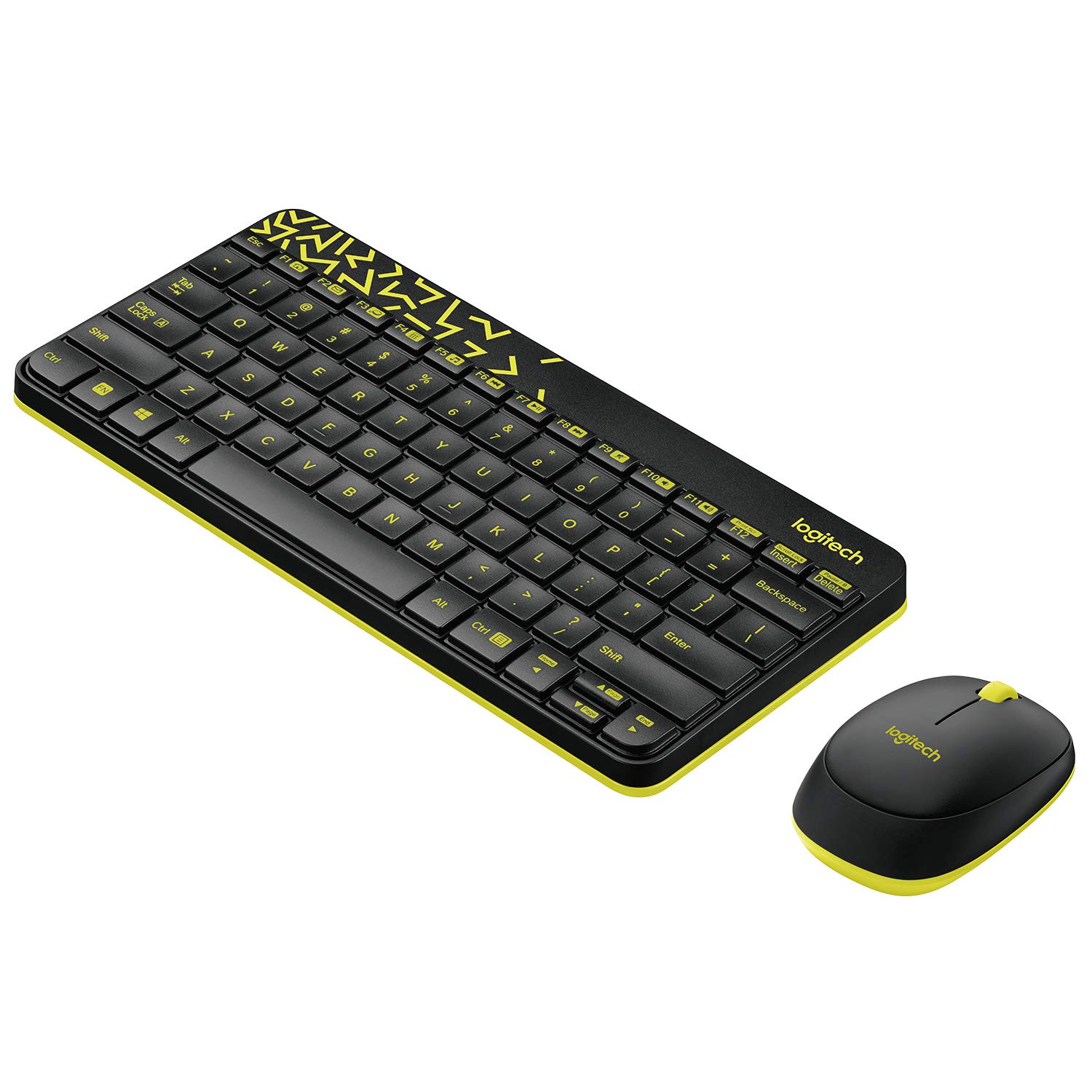 Logitech MK240 Nano Wireless USB Keyboard and Mouse Set, 12 Function Keys 2.4GHz Wireless, 1000DPI, Spill-Resistant Design, PC/Mac, Black Logitech MK240 Nano Wireless USB Keyboard and Mouse Set, 12 Function Keys 2.4GHz Wireless, 1000DPI, Spill-Resistant Design, PC/Mac, Black - Image 1