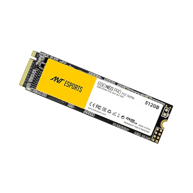 Ant Esports 690 Neo Pro M.2 NVME 512GB Internal Solid State Drive/SSD with NVME PCIe Gen3x4 Drive Write - 3100/2100 MB/s Compatible with PC and Laptop - Image 2