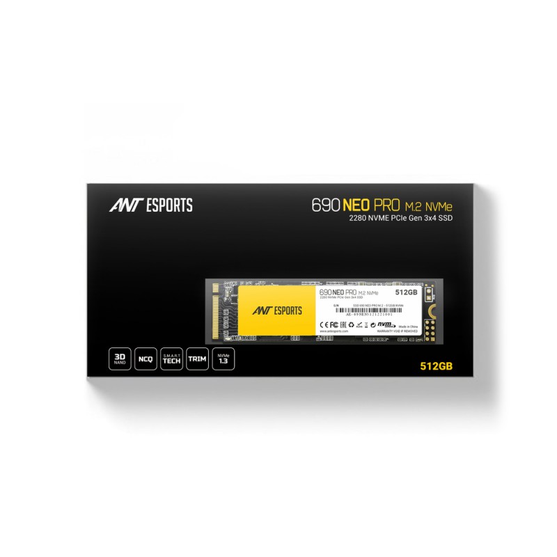 Ant Esports 690 Neo Pro M.2 NVME 512GB Internal Solid State Drive/SSD with NVME PCIe Gen3x4 Drive Write - 3100/2100 MB/s Compatible with PC and Laptop - Image 4