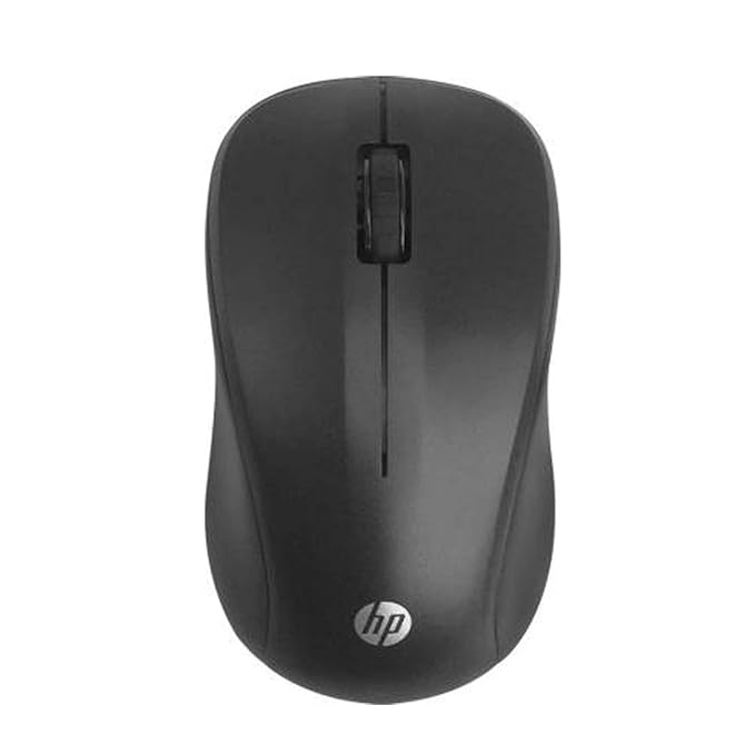 HP S500 7YA11PA USB, Wireless Optical Mouse, Black - Image 1