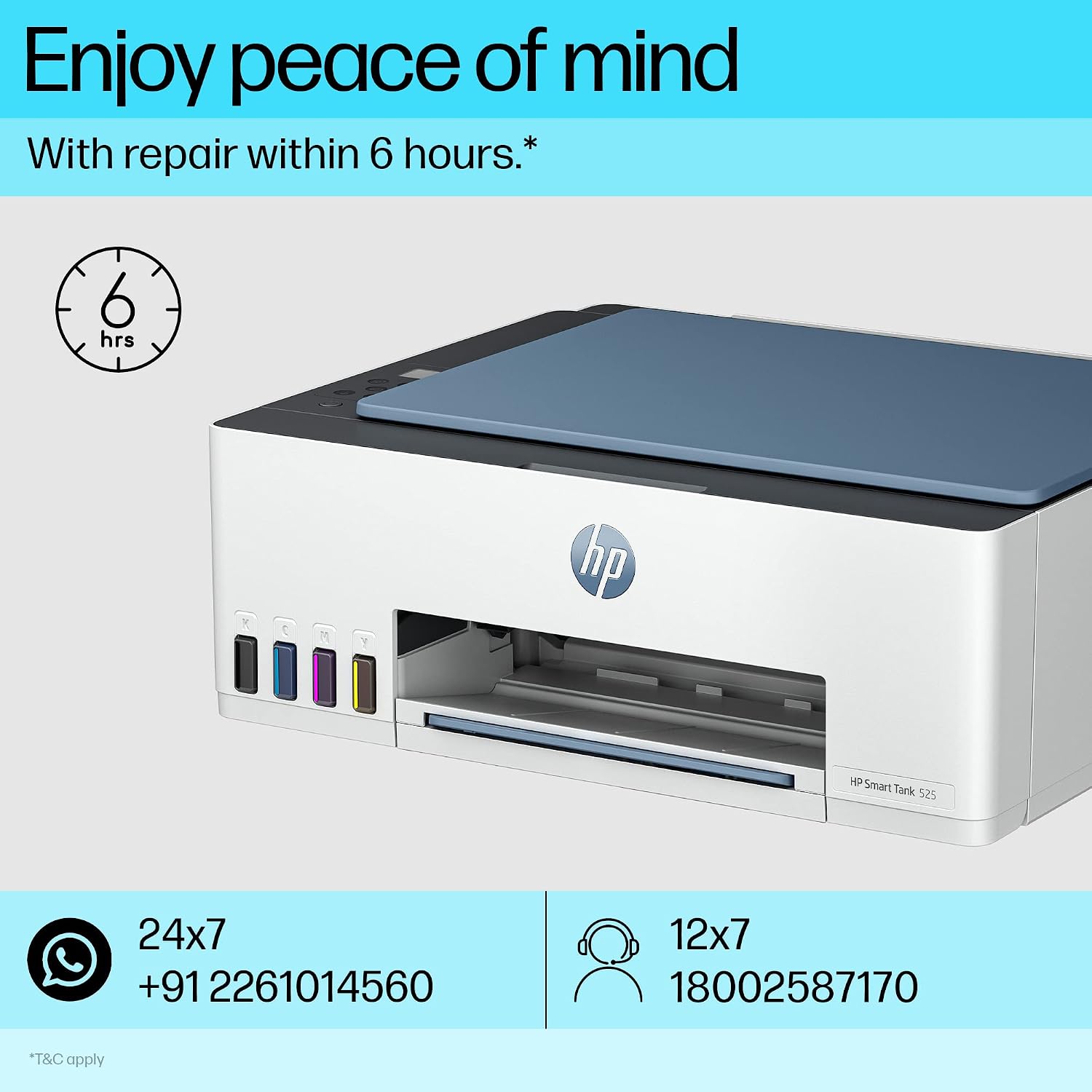 HP Smart Tank 525 All-in-one Colour Printer - Image 4
