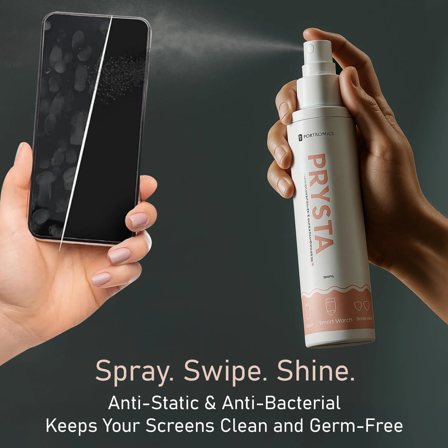 Micro Fiber Cloth | Easy Spray Application | Multi-Surface Use| Antibacterial cleaning solution - Image 2