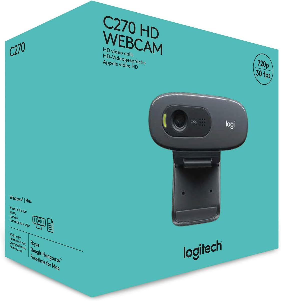 Logitech C270 HD Web Camera - Image 4