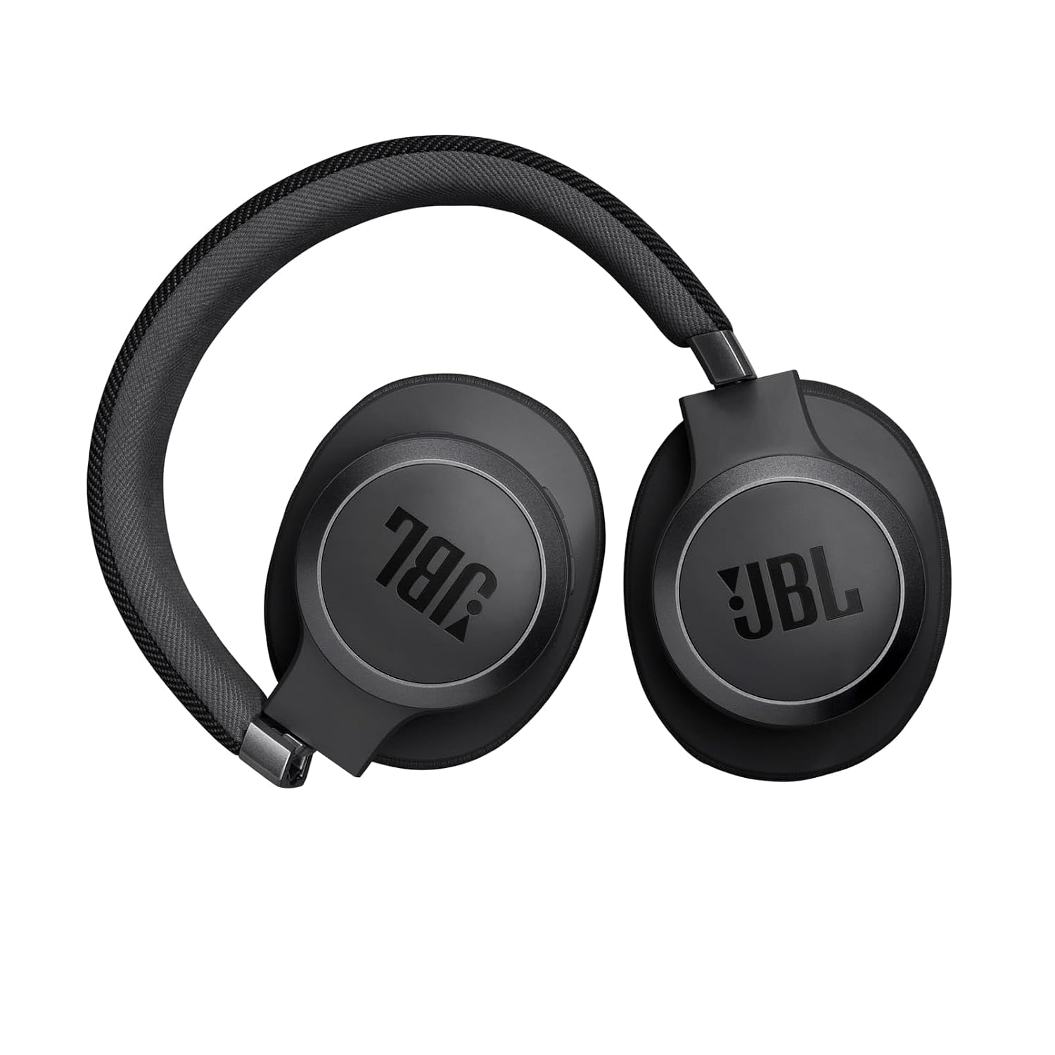 JBL Live 770NC Wireless Over Ear Headphones with True Adaptive Noise Cancelling Multipoint Connect, PersoniFi 2.0, Black - Image 2