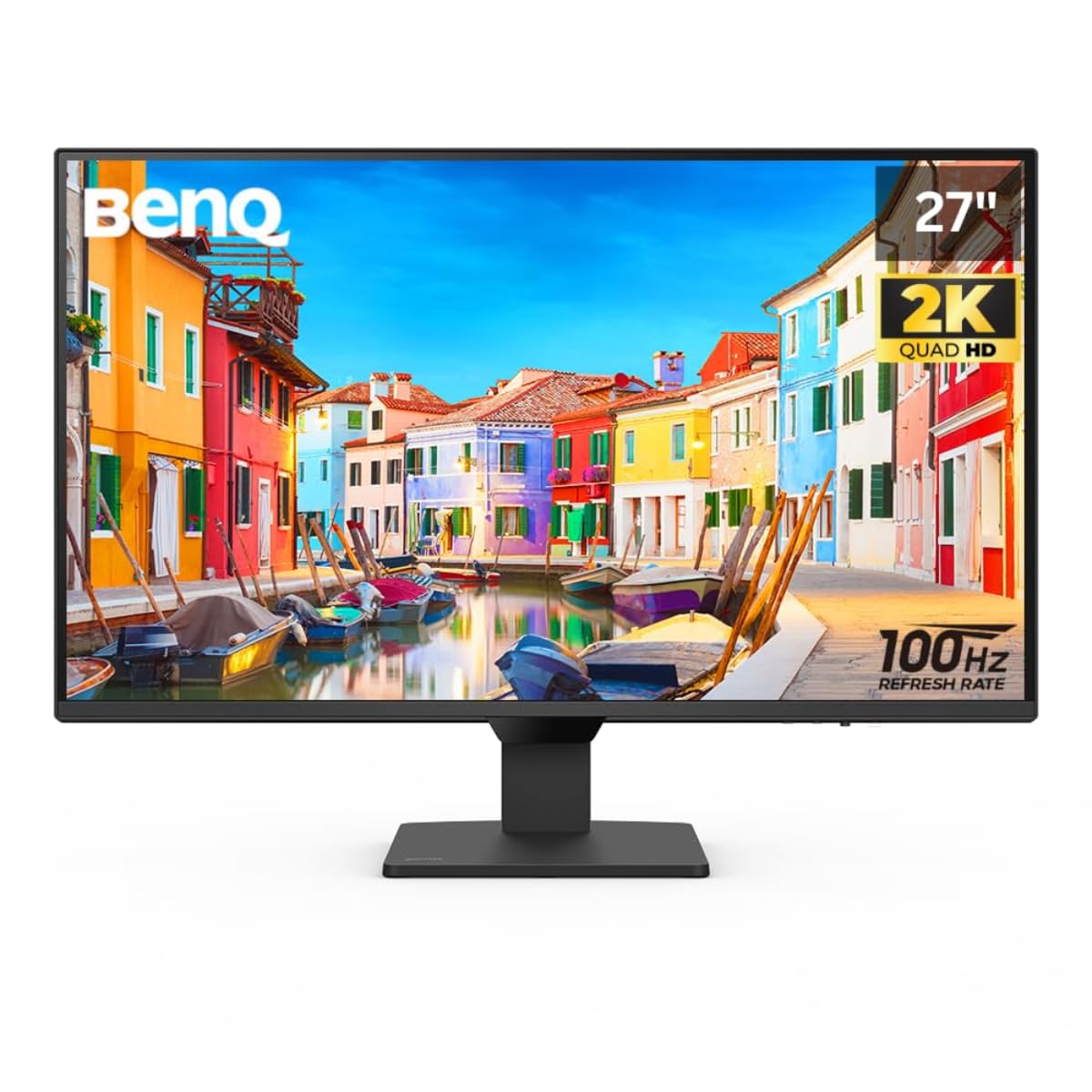 BenQ GW2790Q, 27 Inch (68.58 cm), IPS, 2K QHD 2560x1440, 100Hz, Black, 99% sRGB Dual HDMI, DisplayPort, Bezel-Less, Eyesafe, Wall Mountable Monitor BenQ GW2790Q, 27 Inch (68.58 cm), IPS, 2K QHD 2560x1440, 100Hz, Black, 99% sRGB Dual HDMI, DisplayPort, Bezel-Less, Eyesafe, Wall Mountable Monitor - Image 2